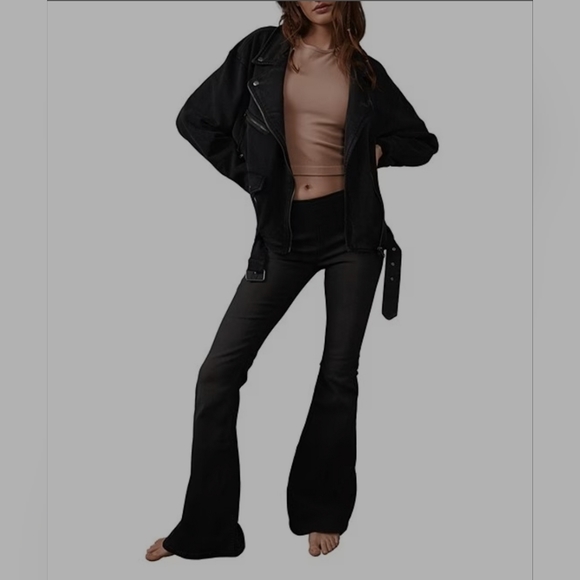 We the Free Flared Leg Mid Rise Pull-On Stretch Jeans Size 29 - Picture 16 of 16